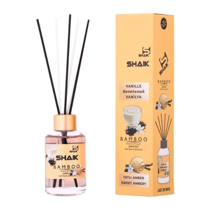 Namų kvapas su lazdelėmis SHAIK VANILĖ 115 ml. - kvapai - Damų Kampelis